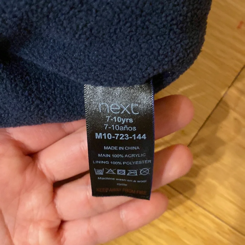 🦖 Next Rainbow dinosaur winter fleece hat - Picture 4 of 5